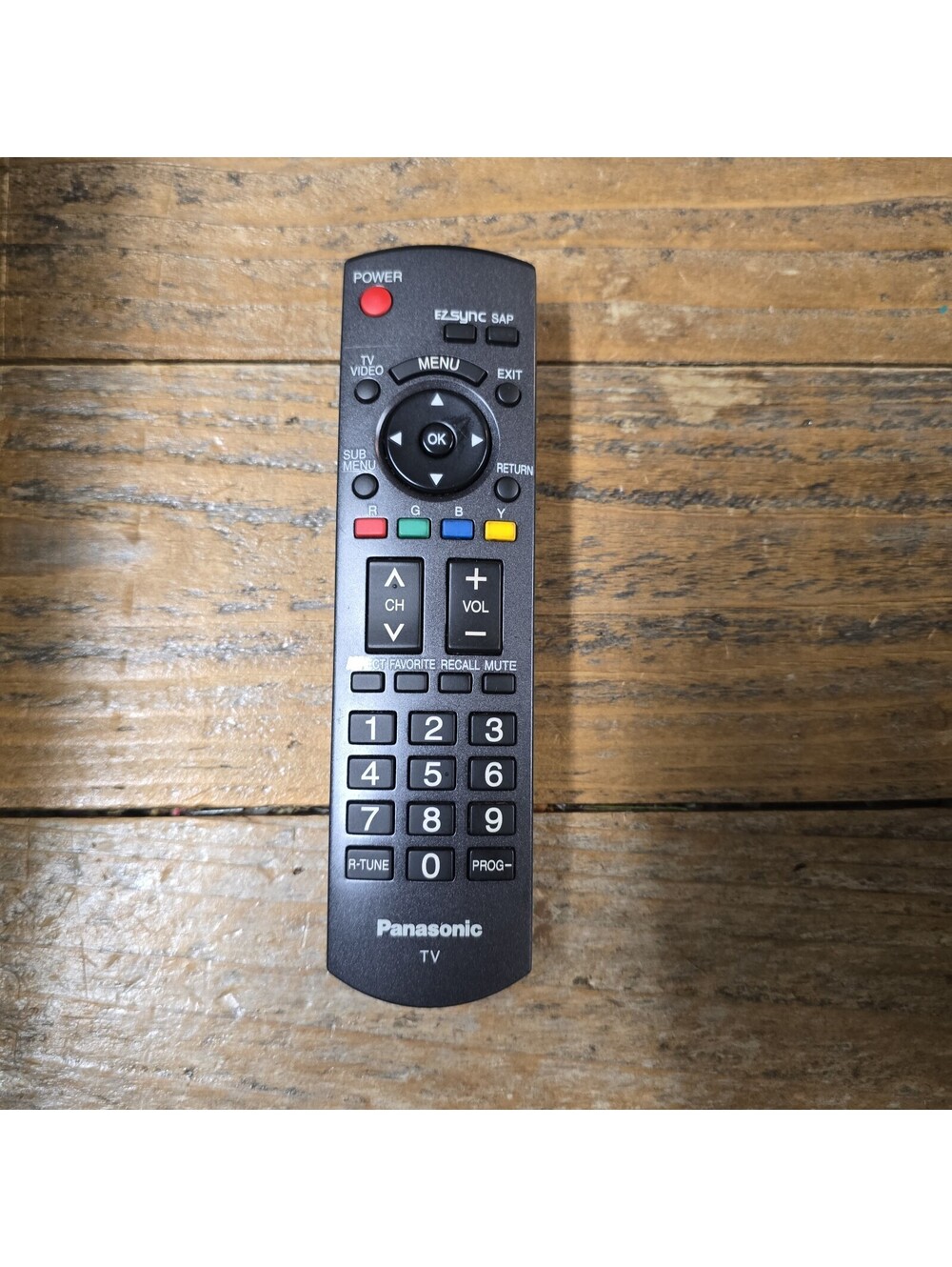 Panasonic N2QAYB000103 TV Remote Control Black Replacement (Free Returns)